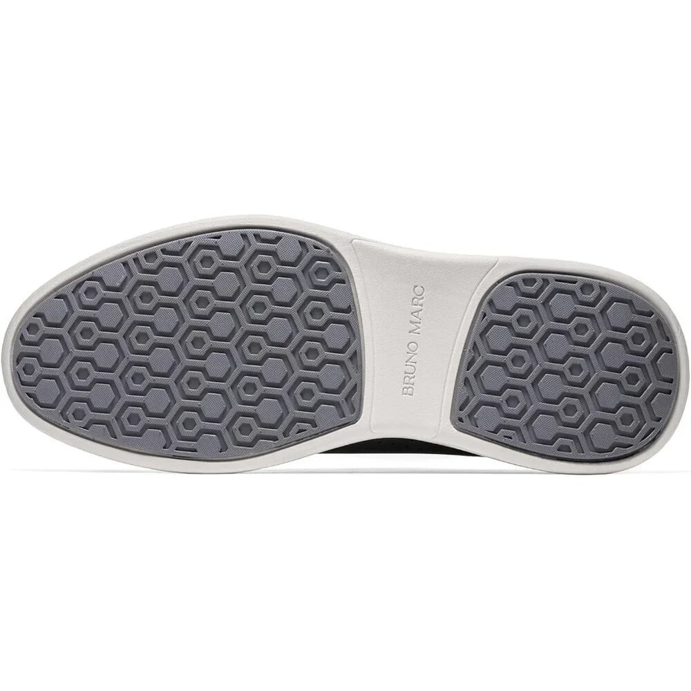 ⚡ Men's Grey Pu Max Flex Fashion Dress Sneakers Oxfords Classic Casual Shoes